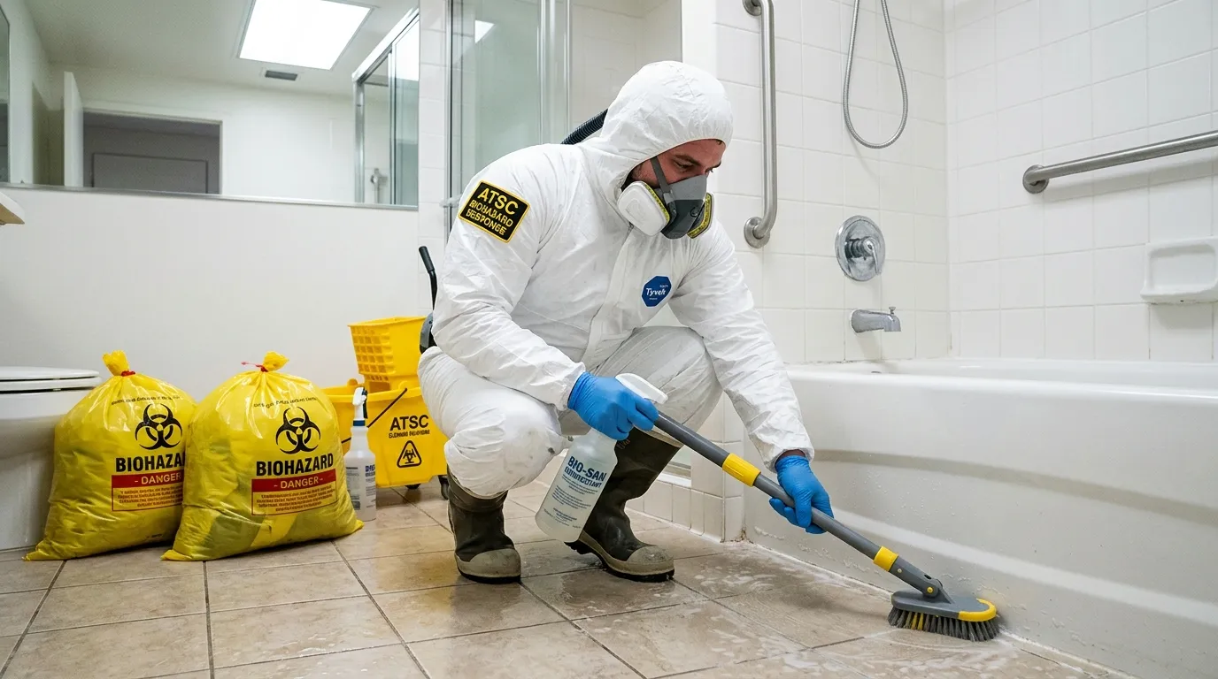 Decontamination equipment deployed for Blood Cleanup in Pleasant Prairie